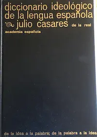 Portada del diccionario de Julio Casares