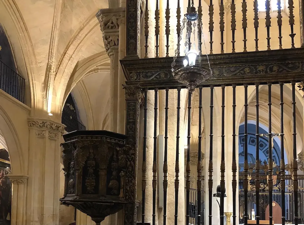 Púlpito de la catedral de Orihuela, el 27/02/2026