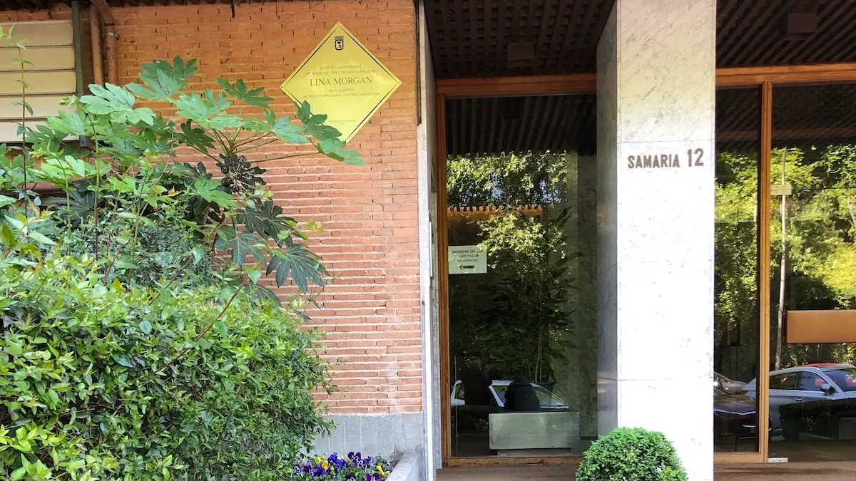 Samaria, 12, Madrid, en mayo de 2026, donde residió Lina Morgan