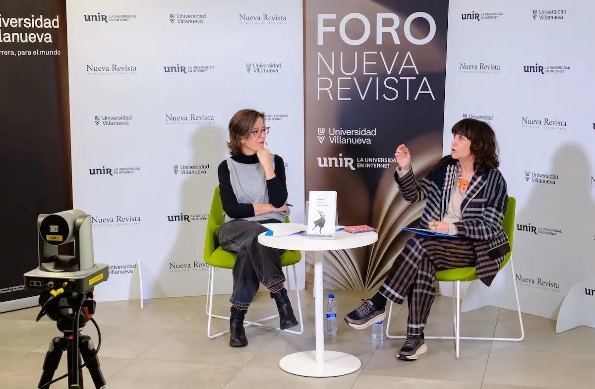 Pilar Gómez y Rosa Montero en Madrid