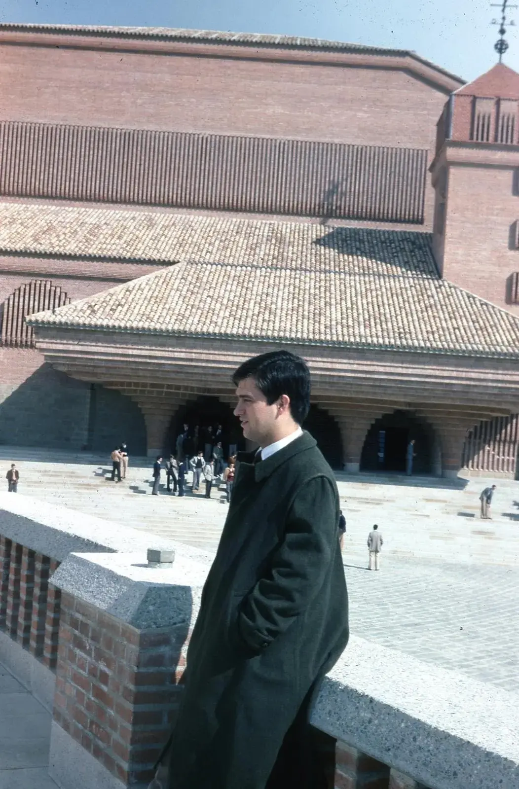 Javier Hernández-Pacheco en el santuario de Torreciudad, 1976
